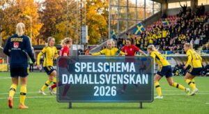 Spelschema Damallsvenskan 2026